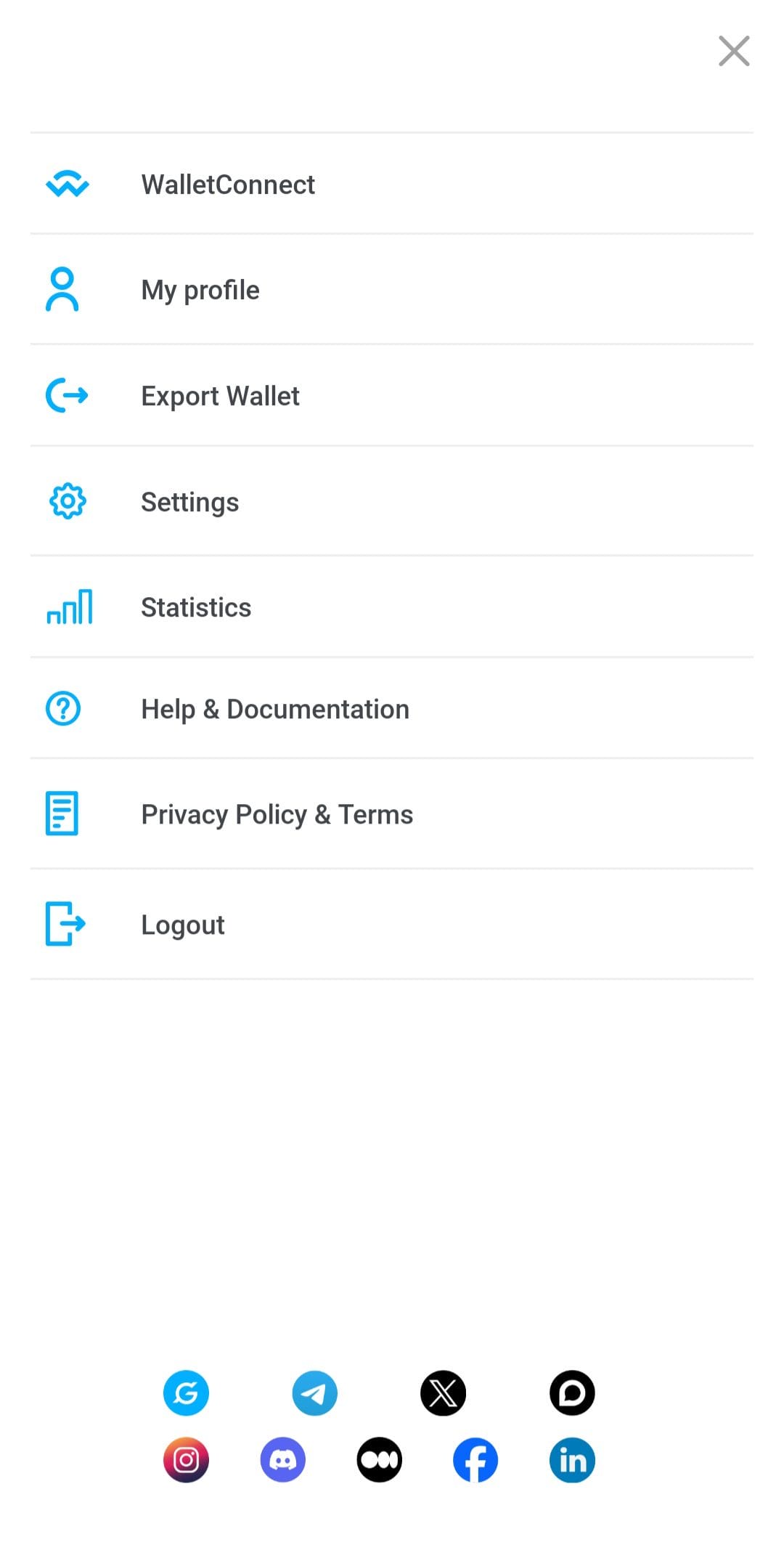 GoodDollar Profile Menu
