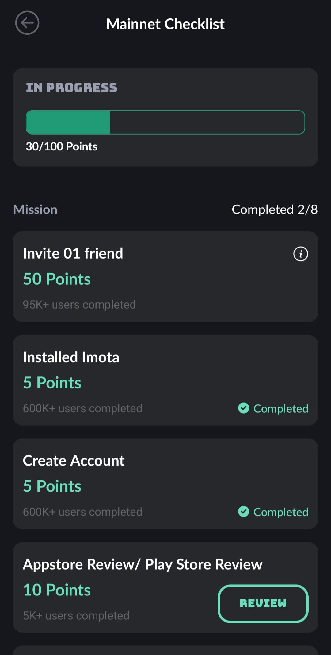 Imota Missions