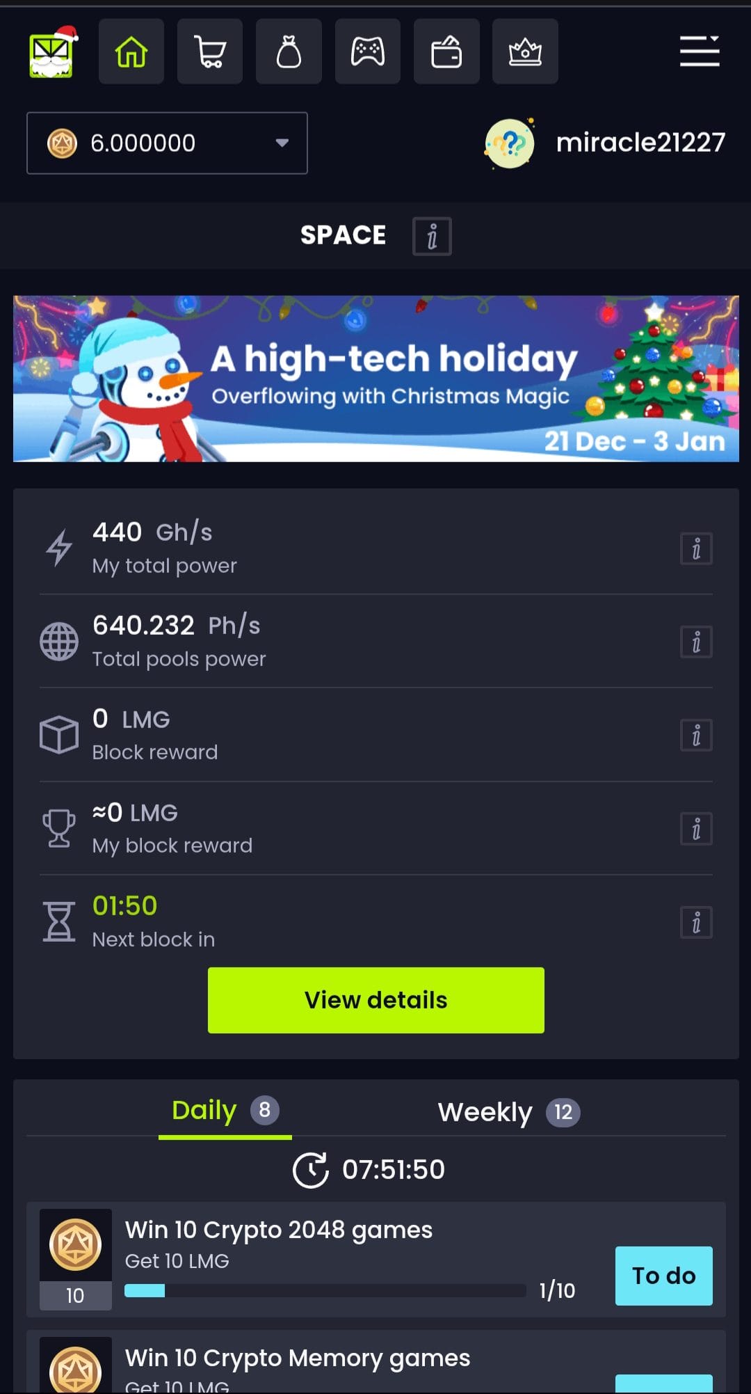 Limercoin Pool Power