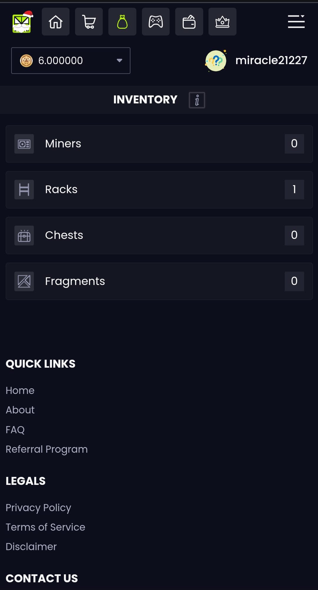 Limercoin Your Inventory