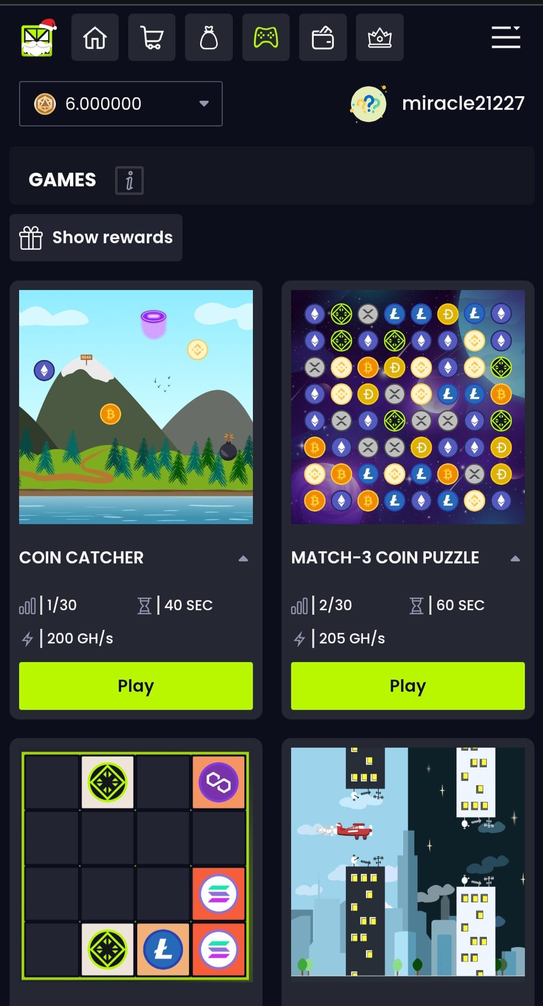 Limercoin Play Games