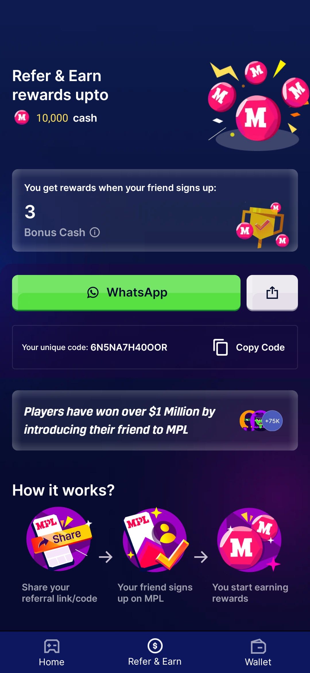 SpadesGin Duo MPL Referral Code
