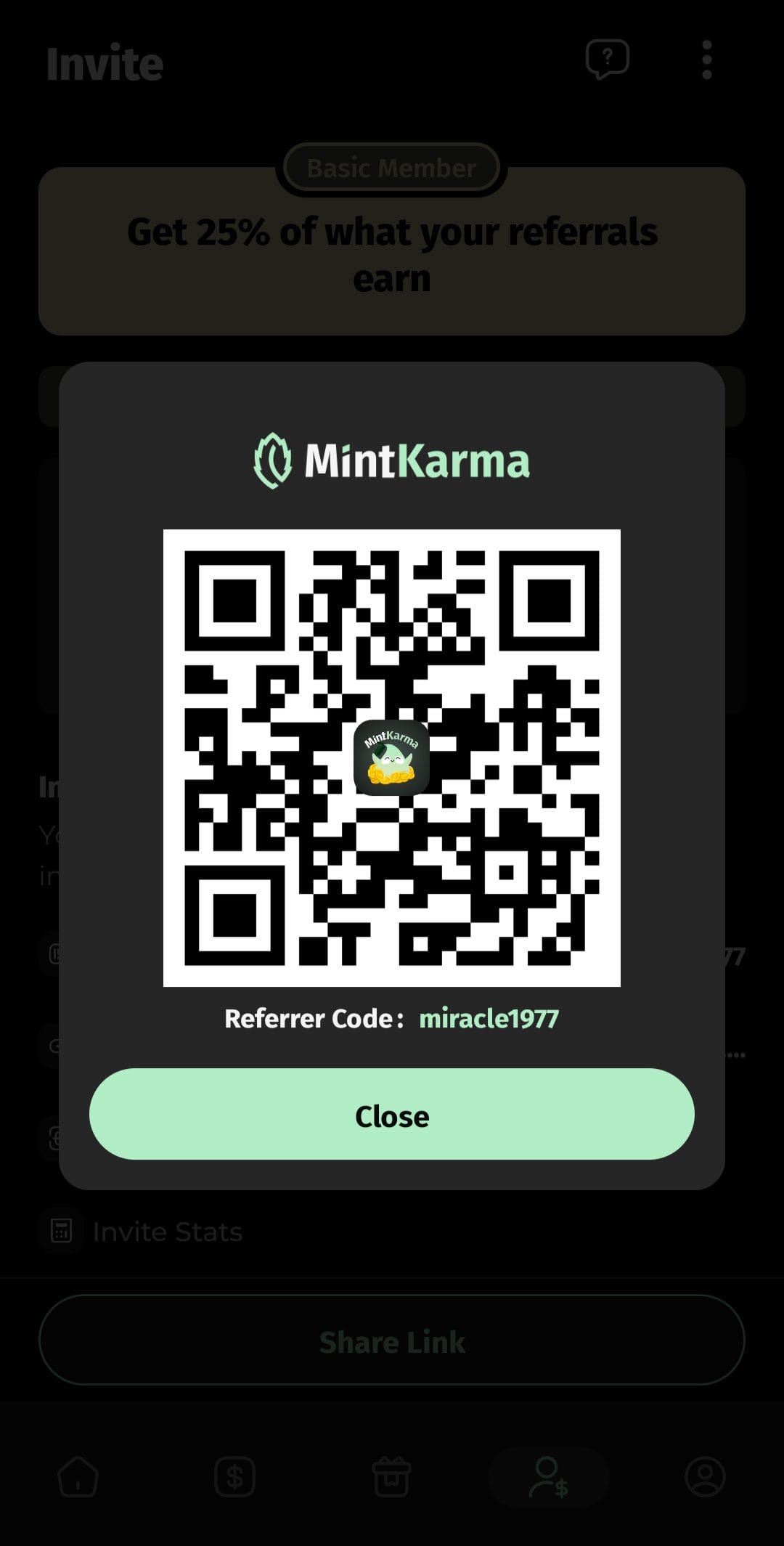 MintKarma Referral Code