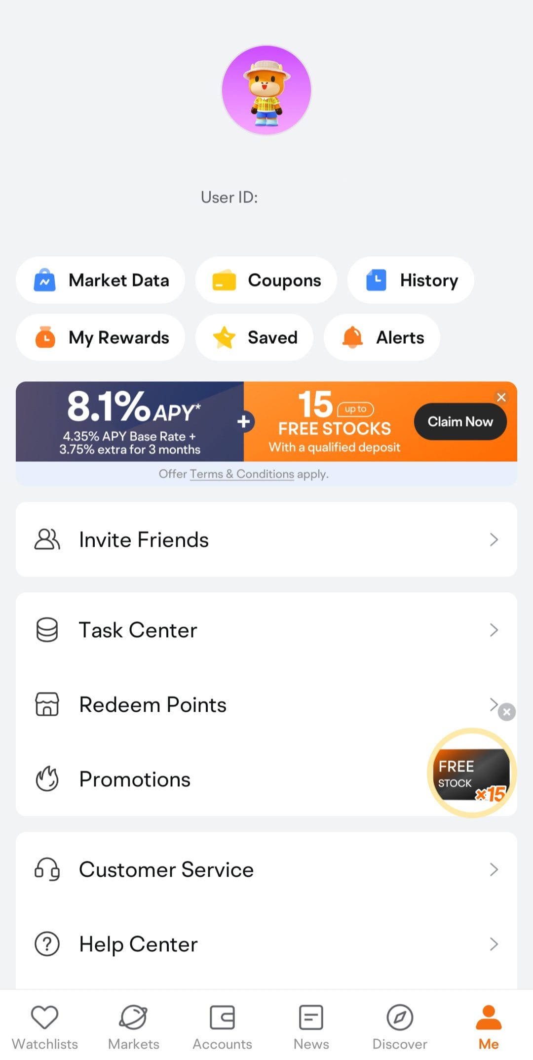 Moomoo My Profile