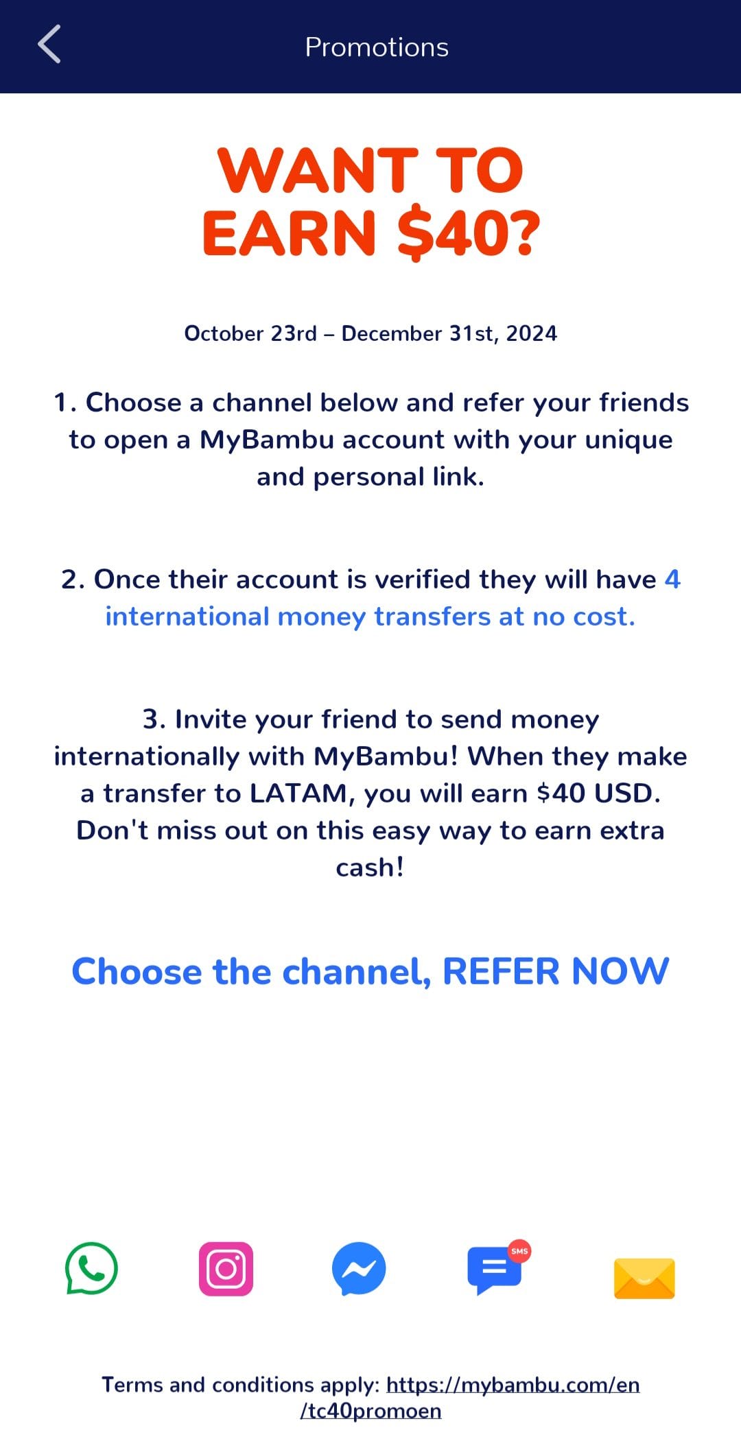 MyBambu Referral Links