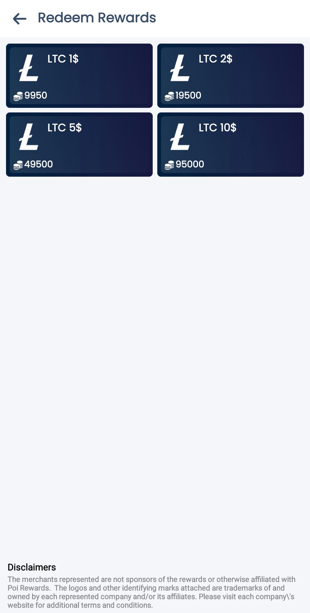 Poi Rewards Crypto Rewards