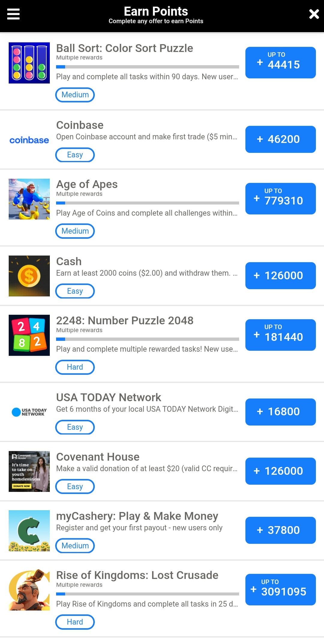 Poi Rewards AyeTStudios Offerwall