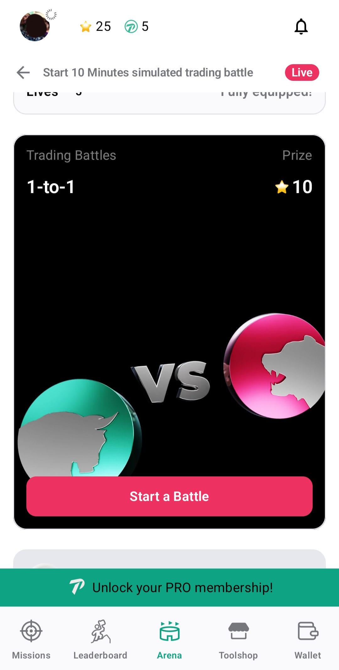 Profit.com Trading Battles