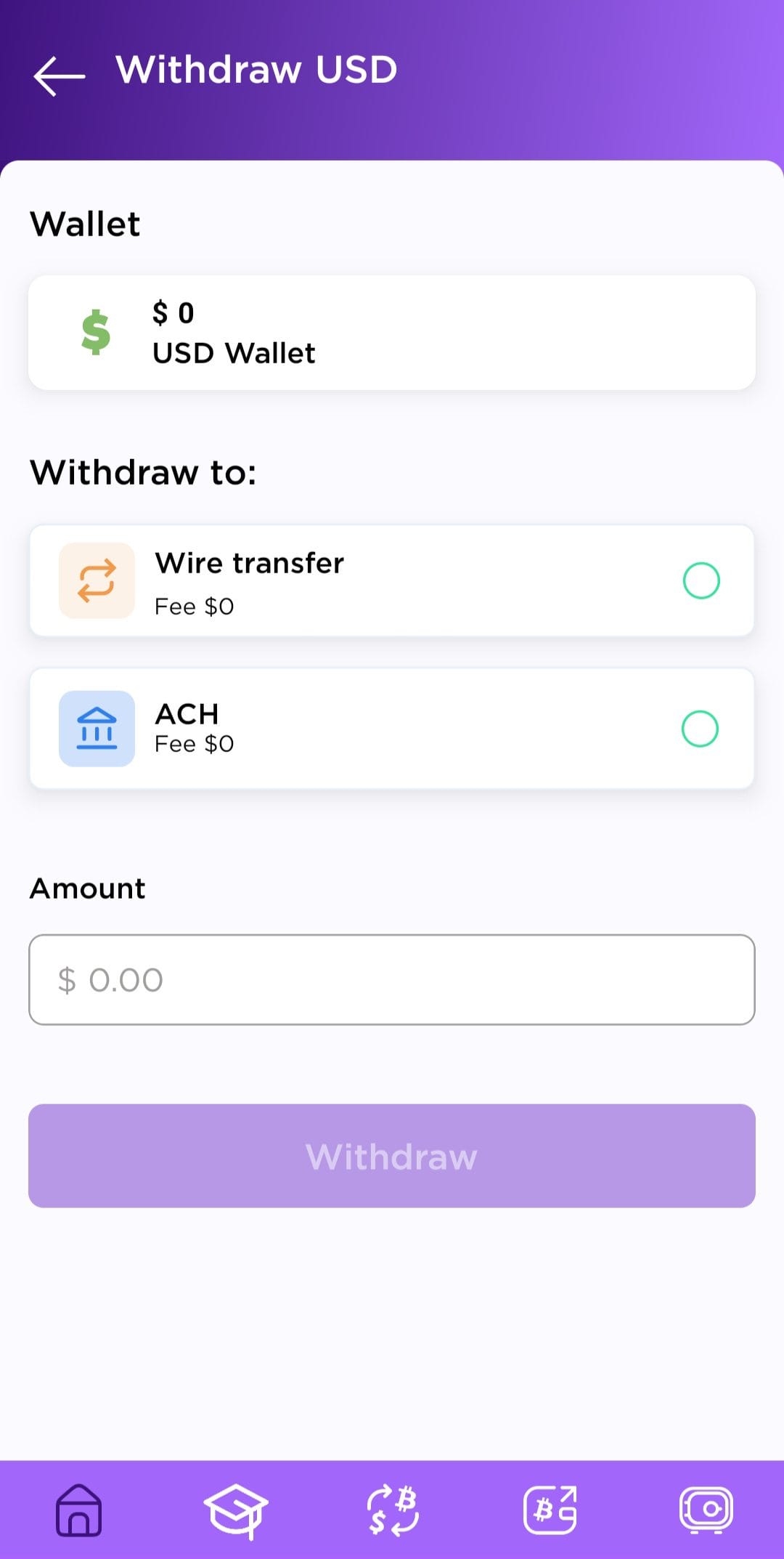 Rhino Bitcoin Withdraw as Cash
