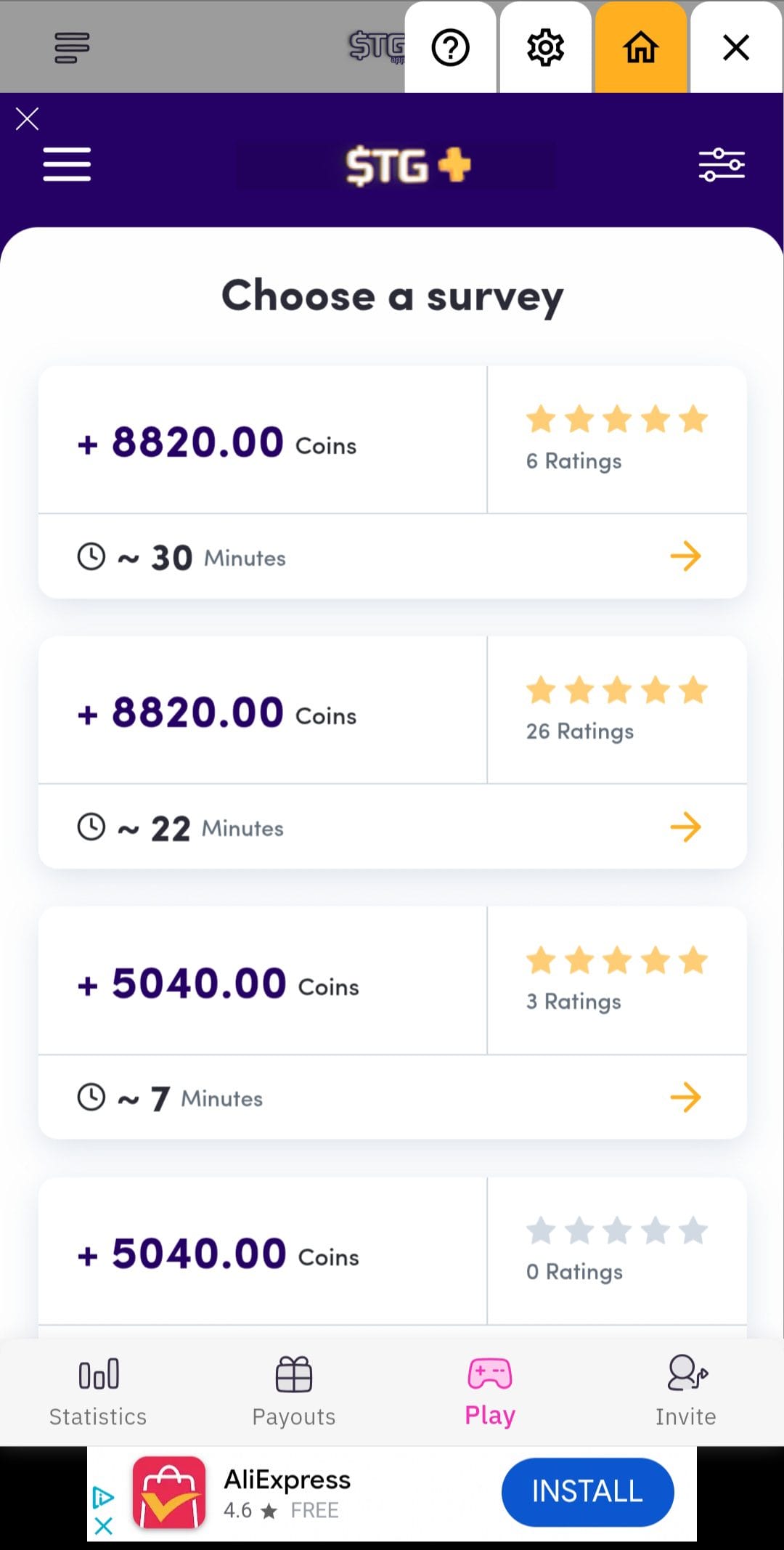STG Plus Take Surveys