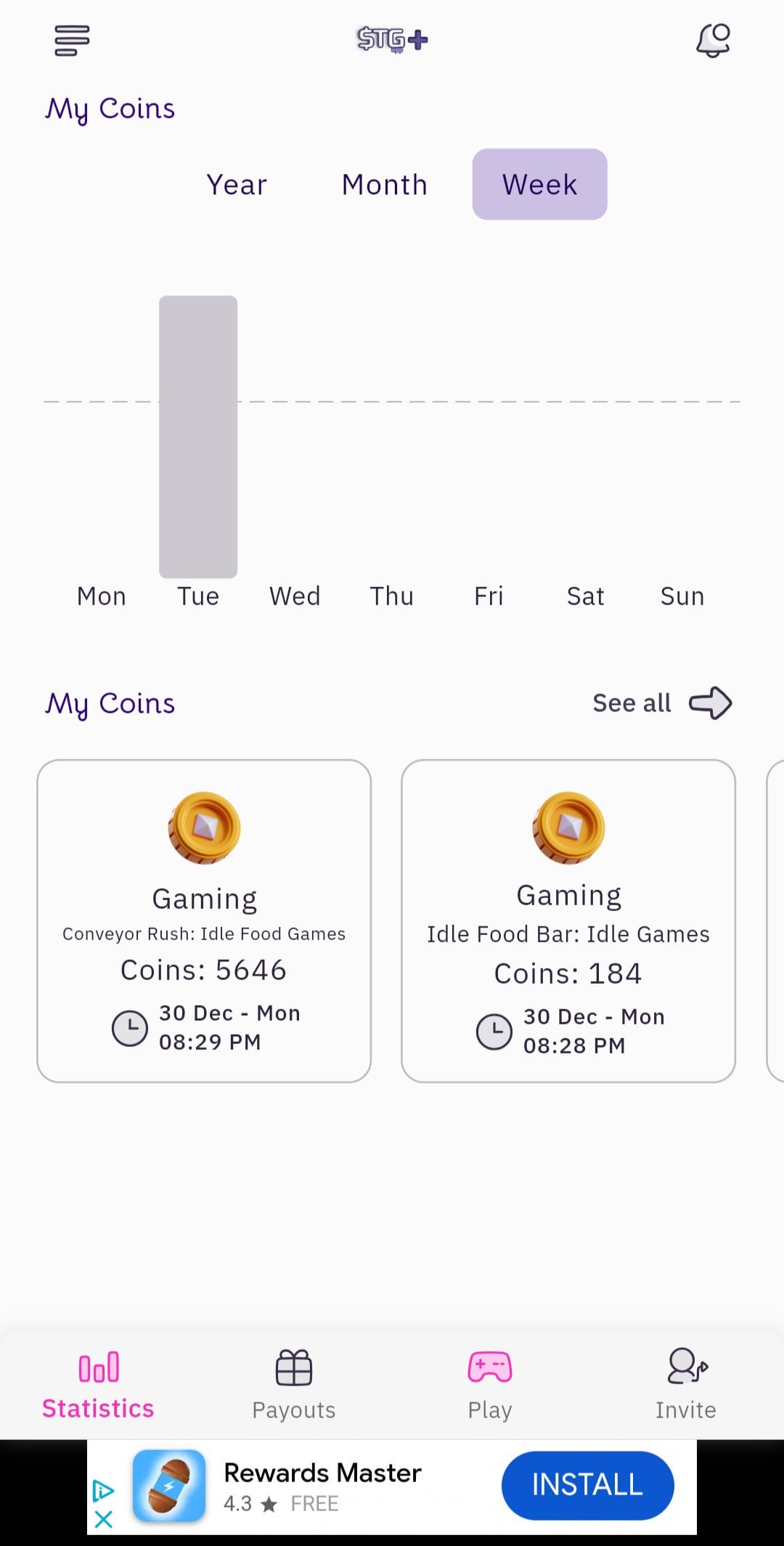 STG Plus Stats