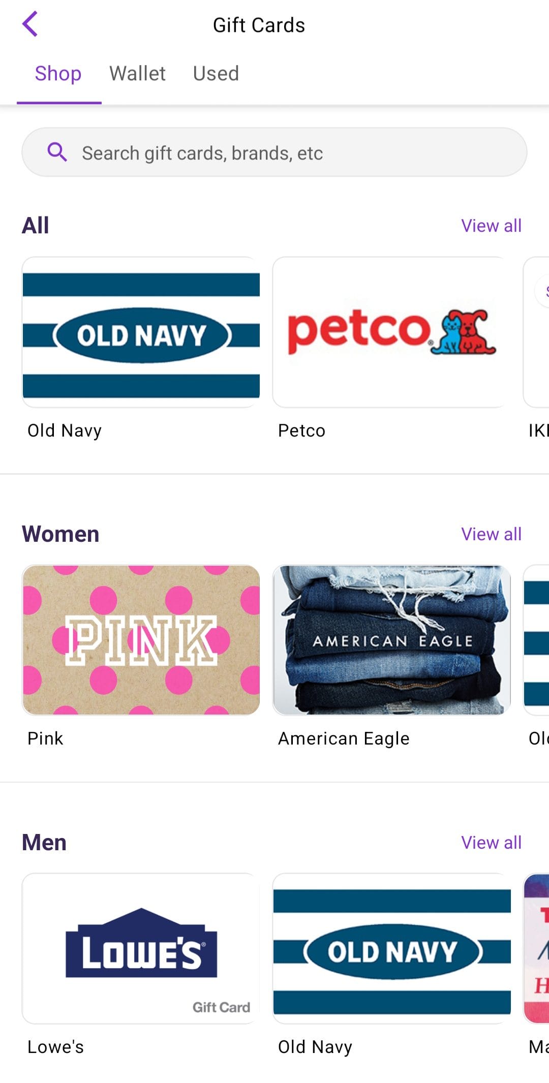 Sezzle Gift Cards