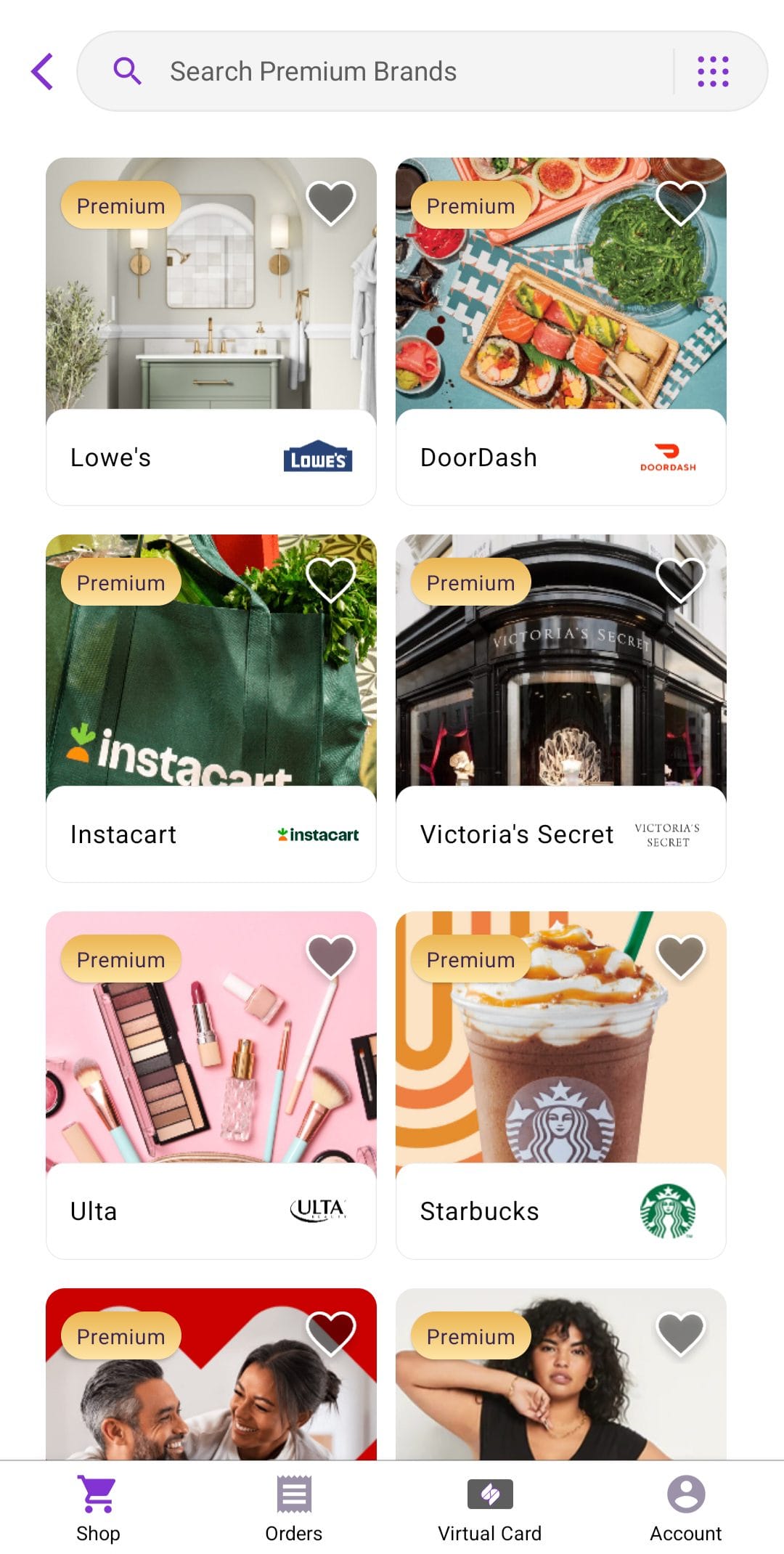 Sezzle Search Premium Brands