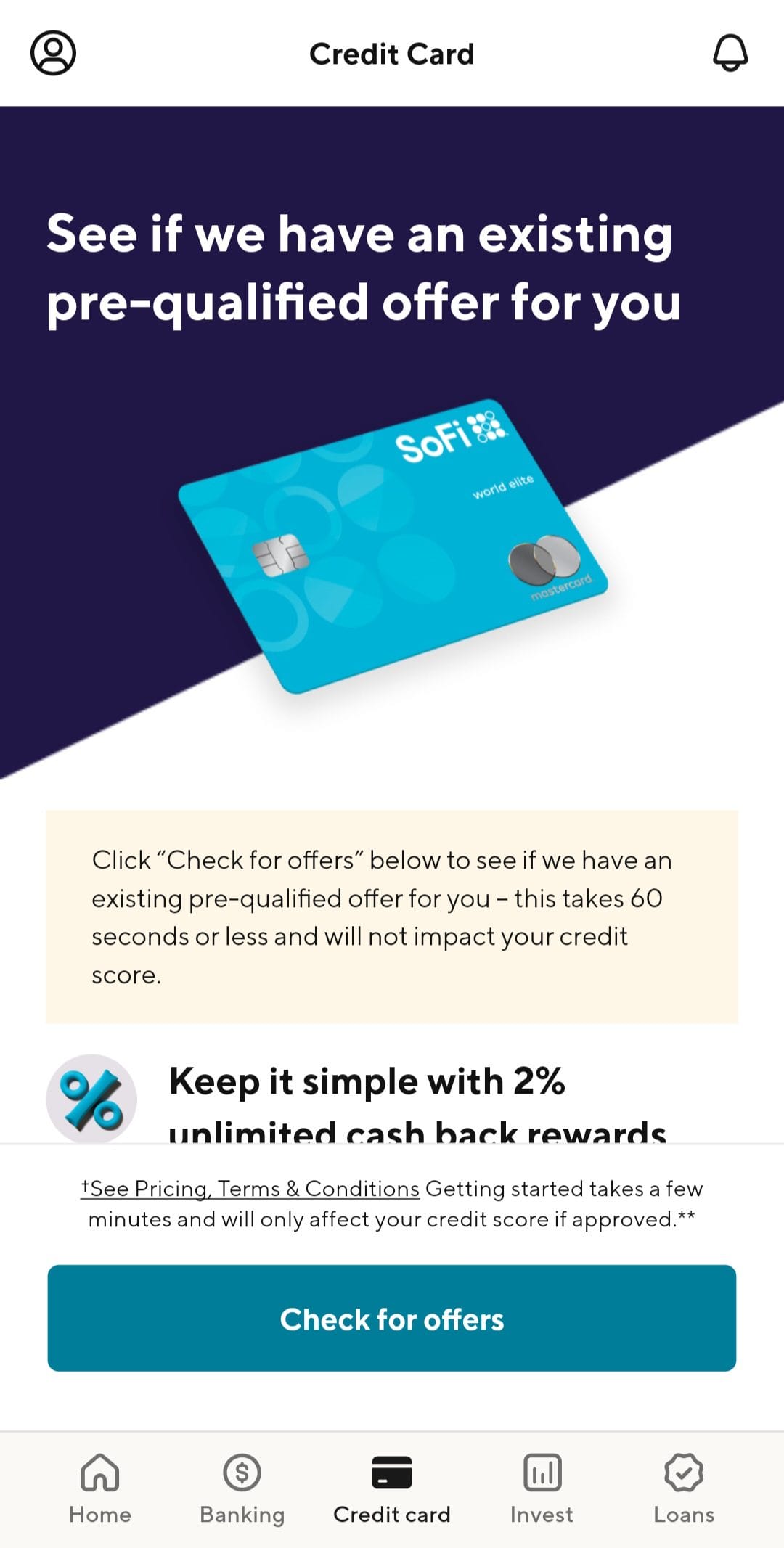 Sofi Credit Card
