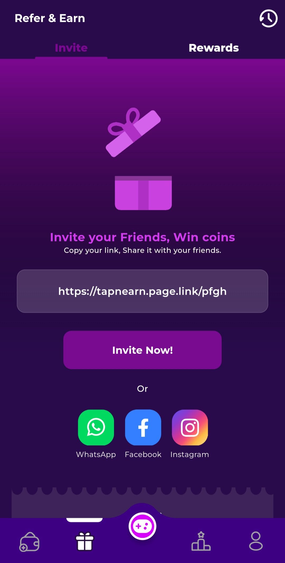Tap & Earn Referral Link