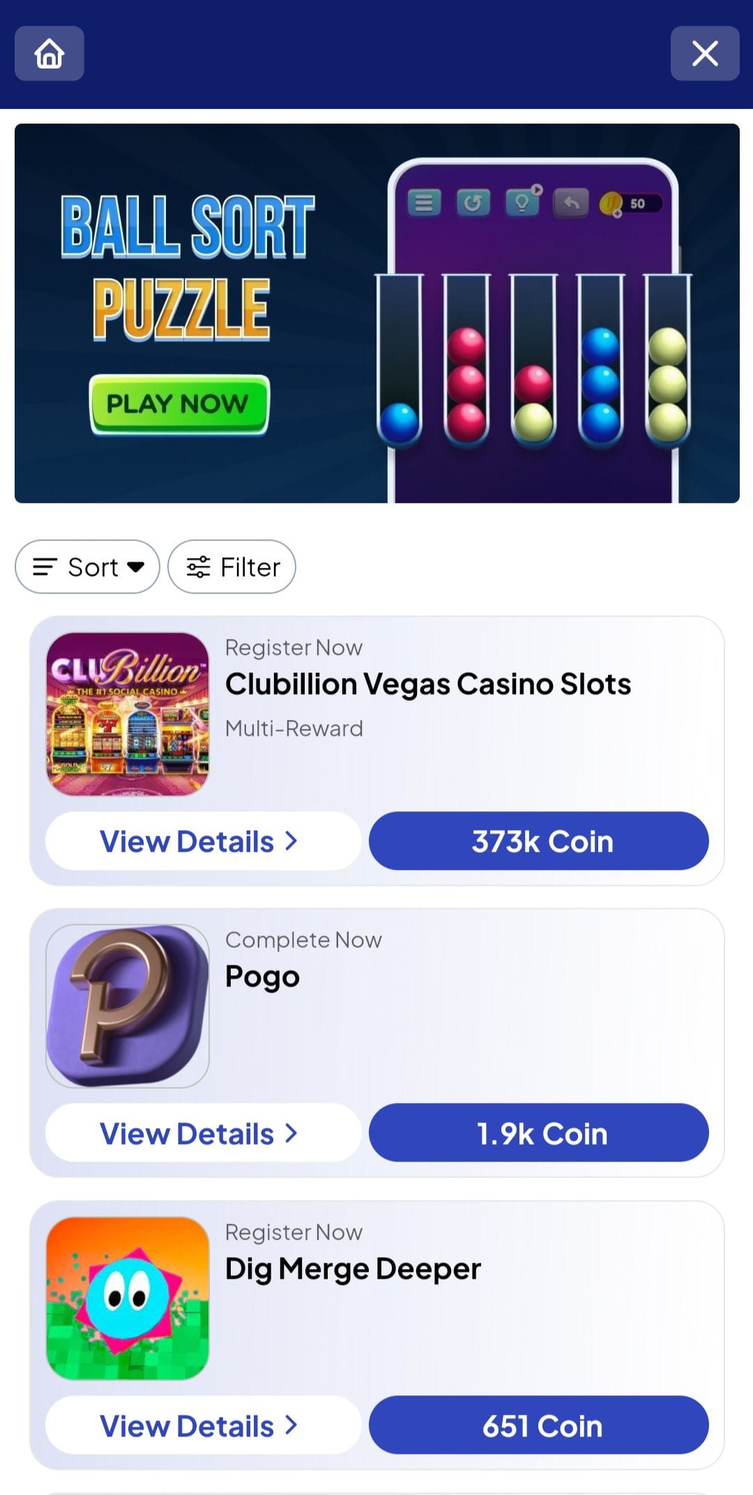 Tap & Earn Download Apps