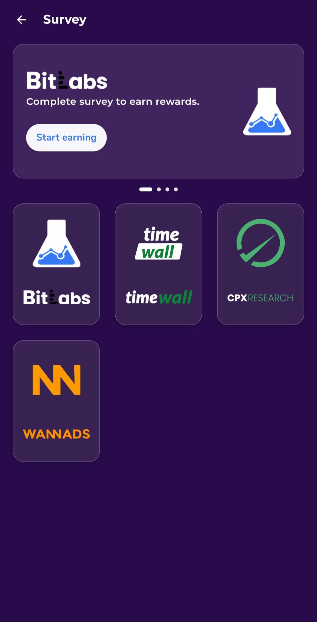 Tap & Earn Take Surveys