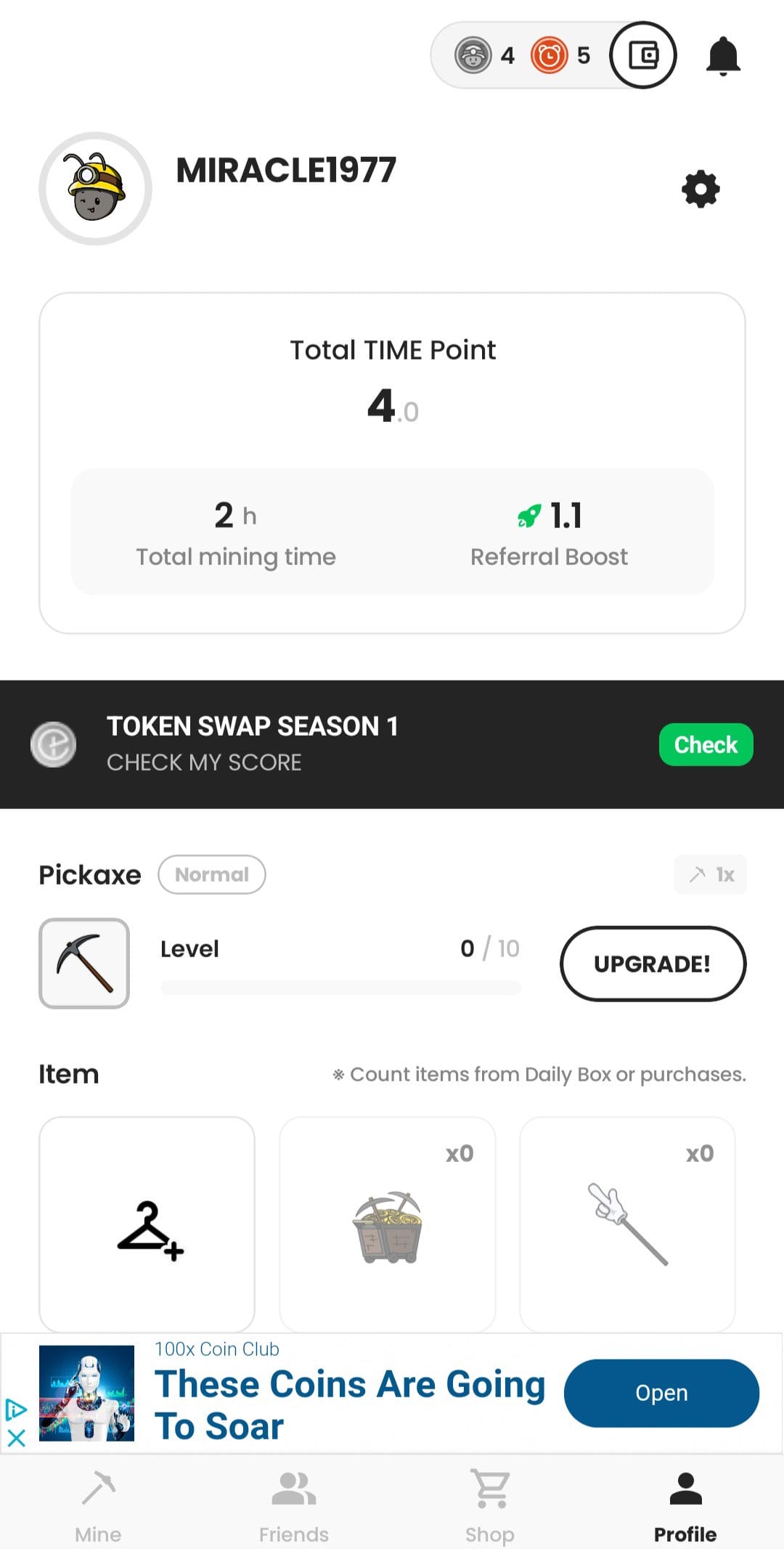 ANYTIME Mining Tools
