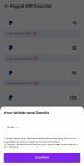 Cashbucks Withdrawal Details