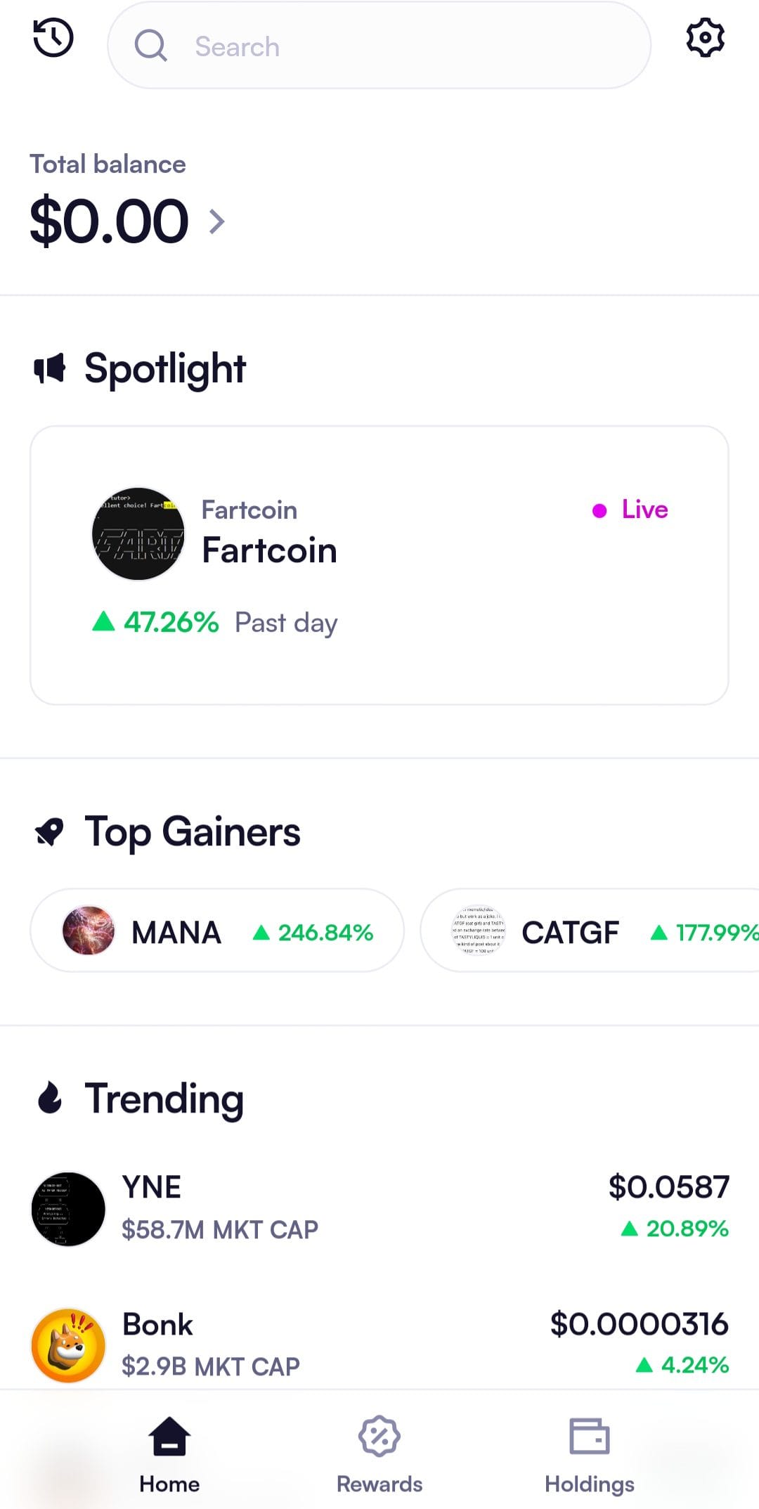 Moonshot Earn Memecoins