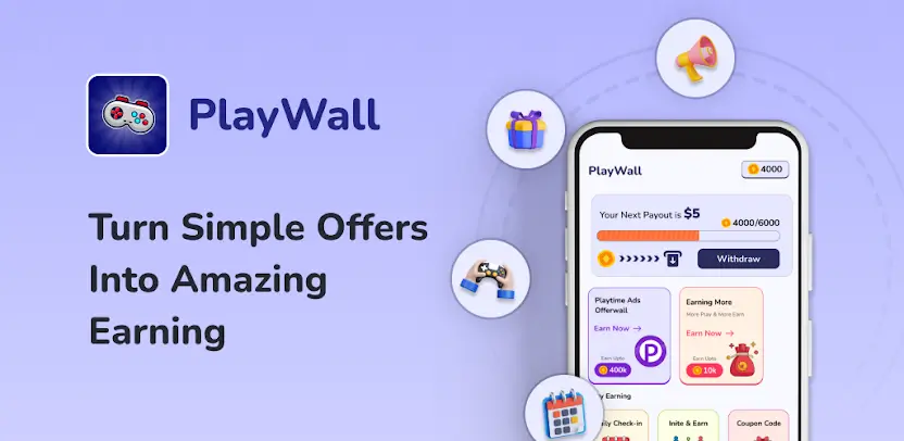 PlayWall Referral Codes – Play to Earn Money