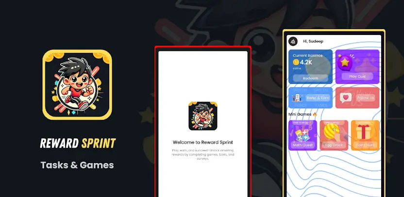 Reward Sprint Referral Codes – Tasks & Games