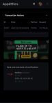 AppOffers Transaction History