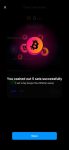 Club Bitcoin Cash Out Confirmation