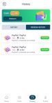 CashWay Earning History