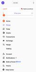 Coinmetro Profile Menu