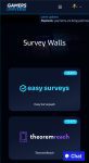 GAMERS UNIVERSE Survey Offerwalls