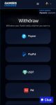 GAMERS UNIVERSE Cashout Options