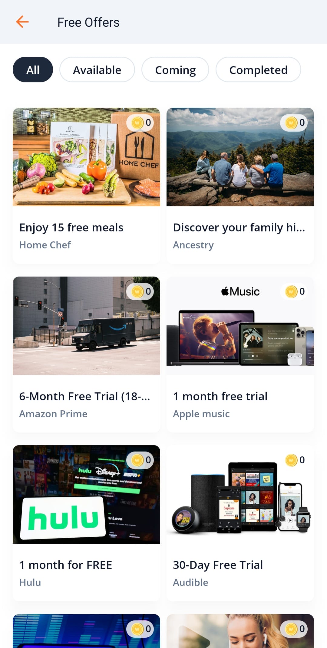 WeWard Free Offers