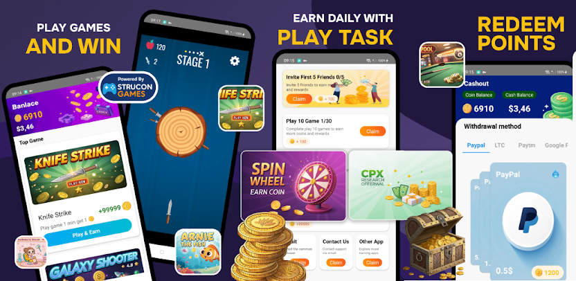CashPlay Referral Program – Game And Earn