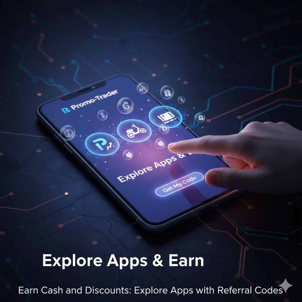 Explore apps with referral codes to earn cash and discounts