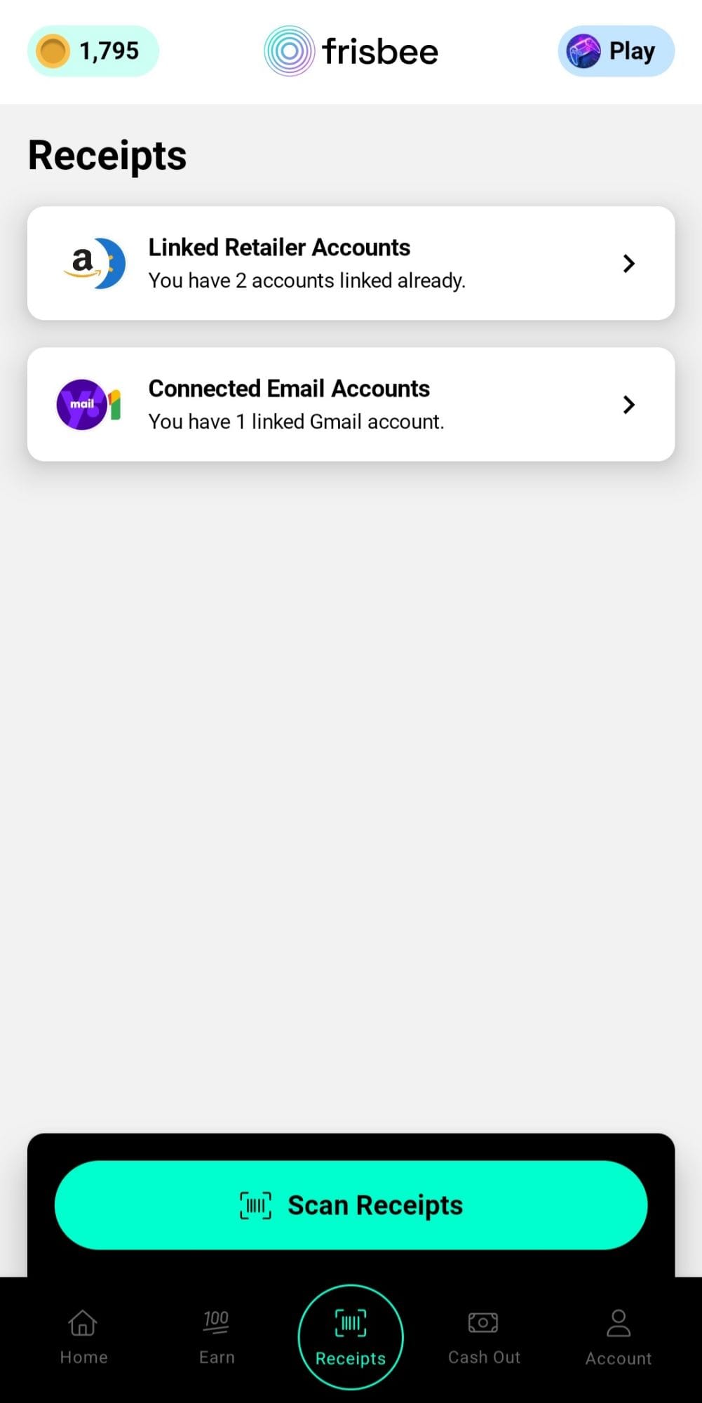 Frisbee Rewards Dashboard
