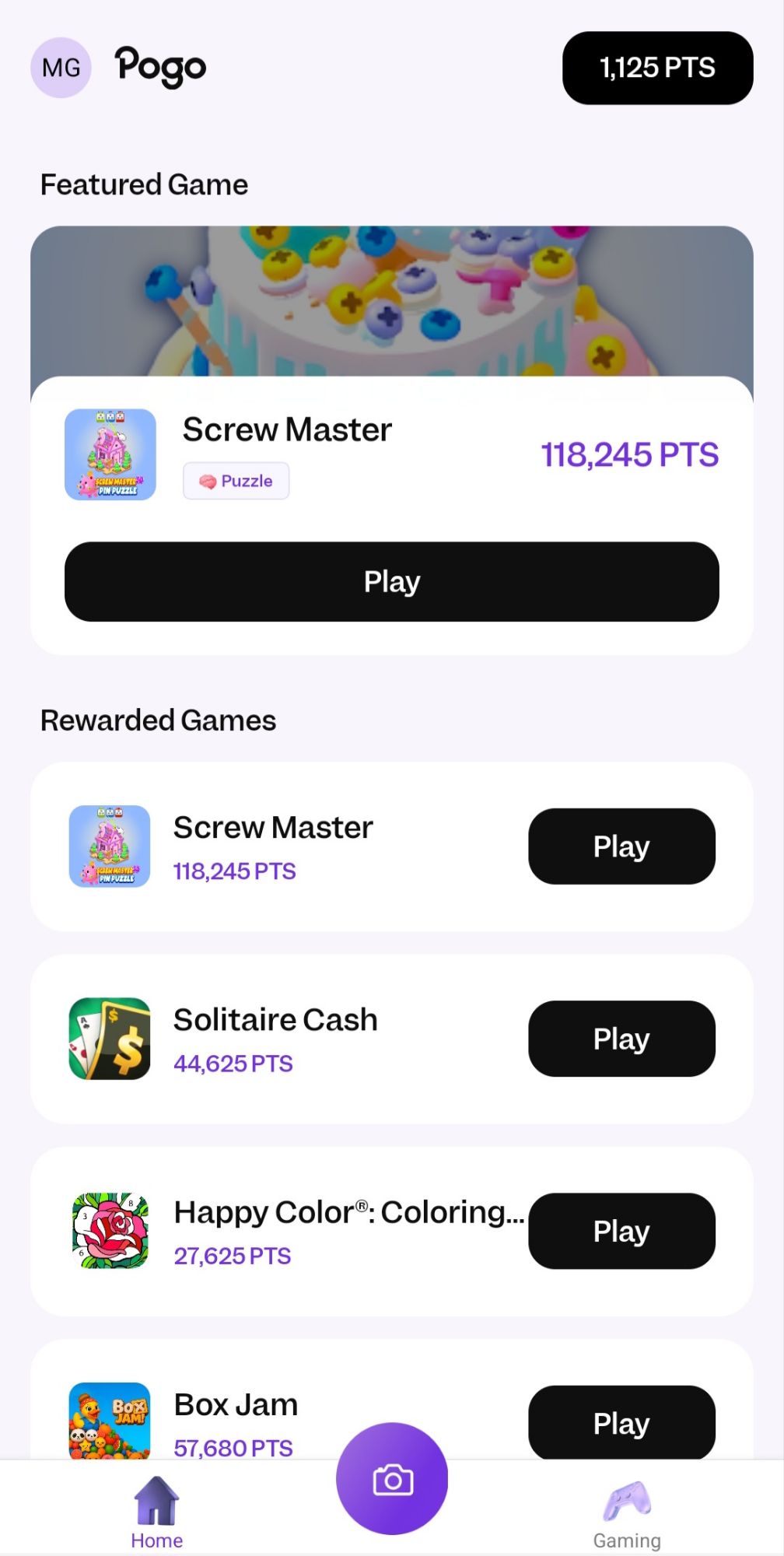 Pogo Earning Options