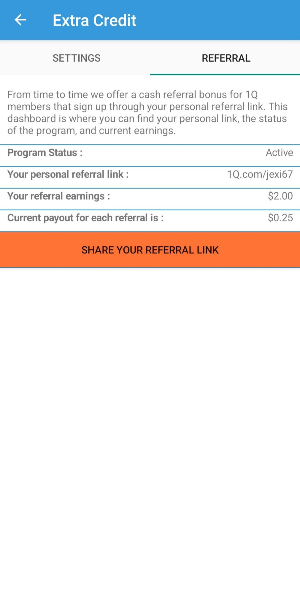 1Q PayPal Payment Proof