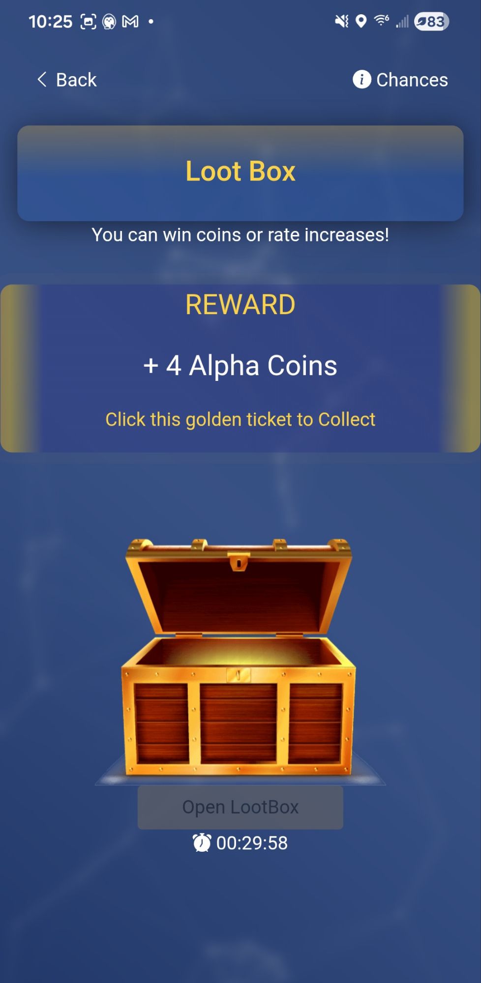 Staking and Withdraw Menu