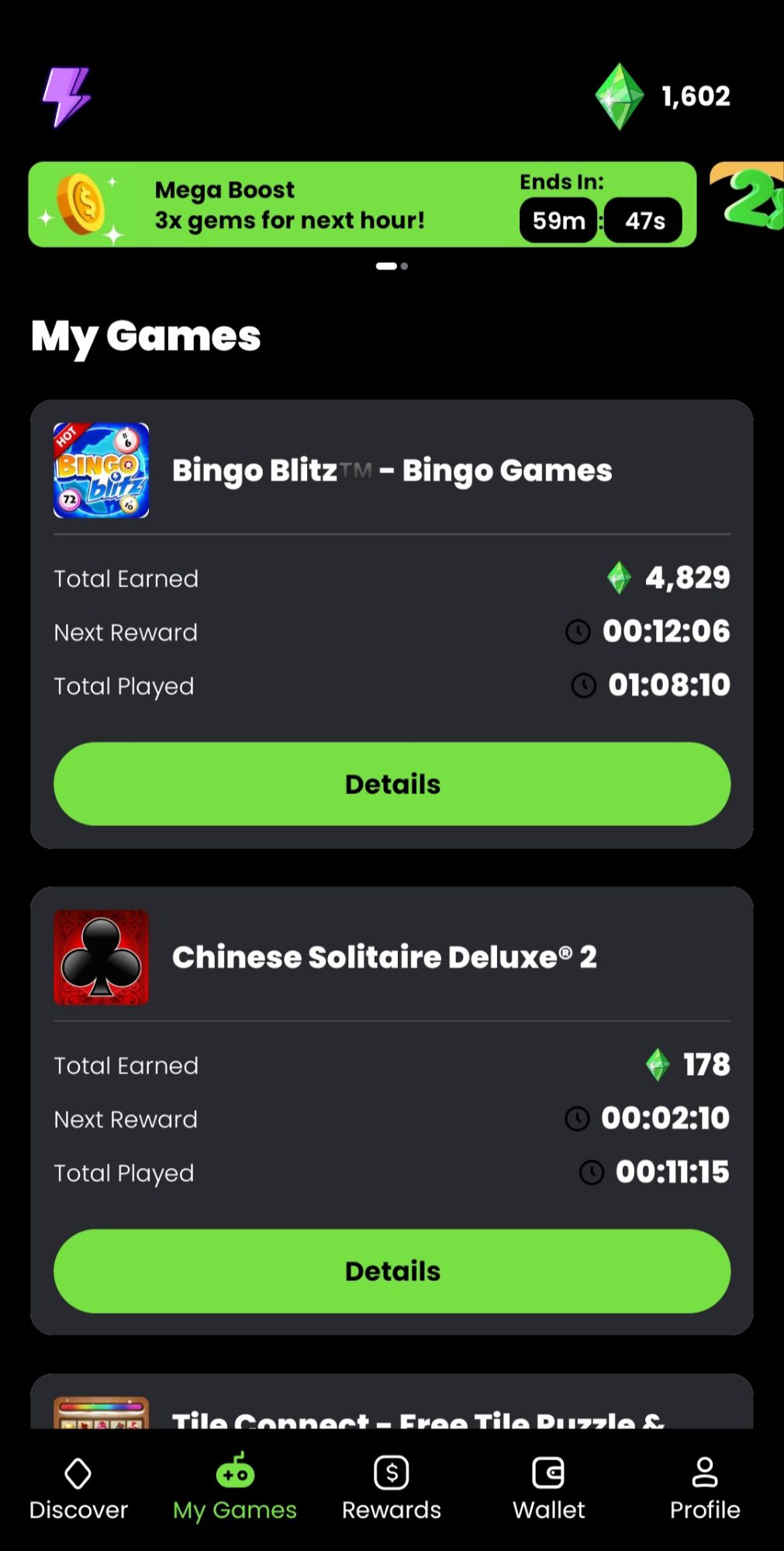 Gem Collection Progress