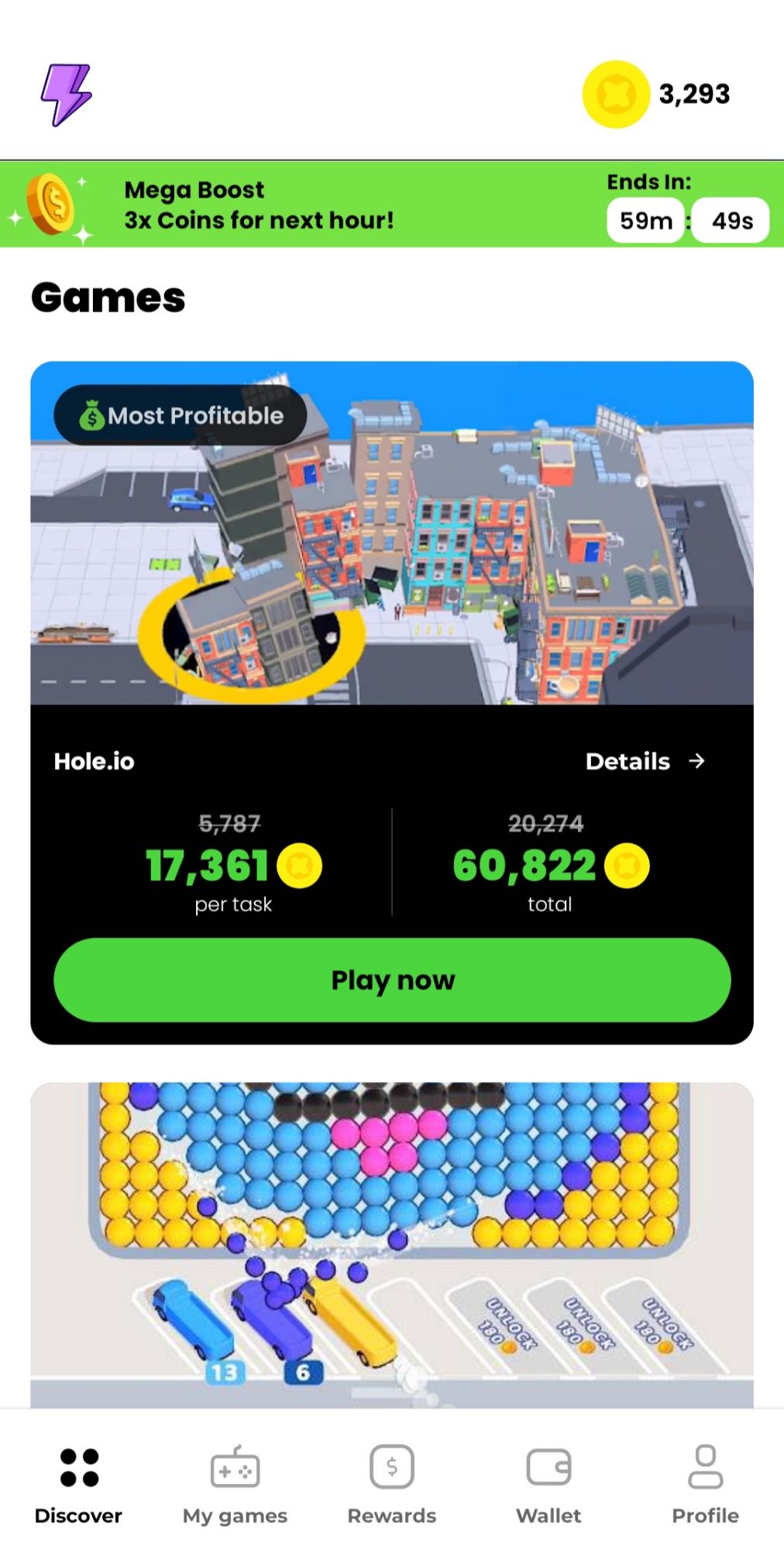 Cash'em All Games List