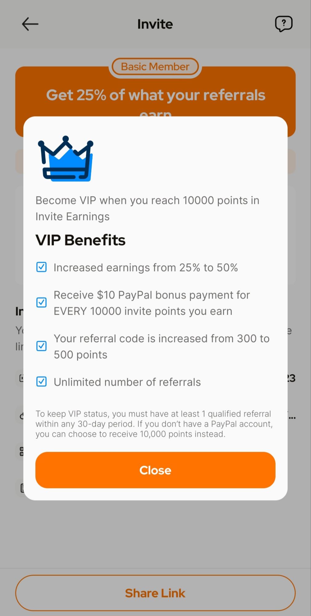 CashKarma VIP Status