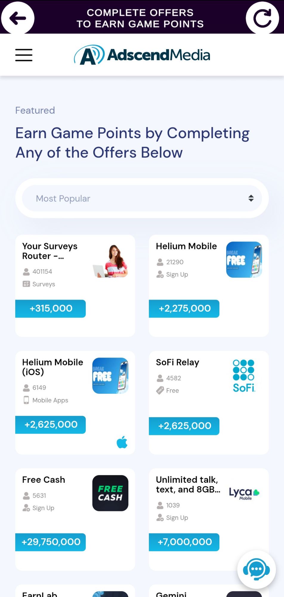 CashWalk Reward Gift Boxes