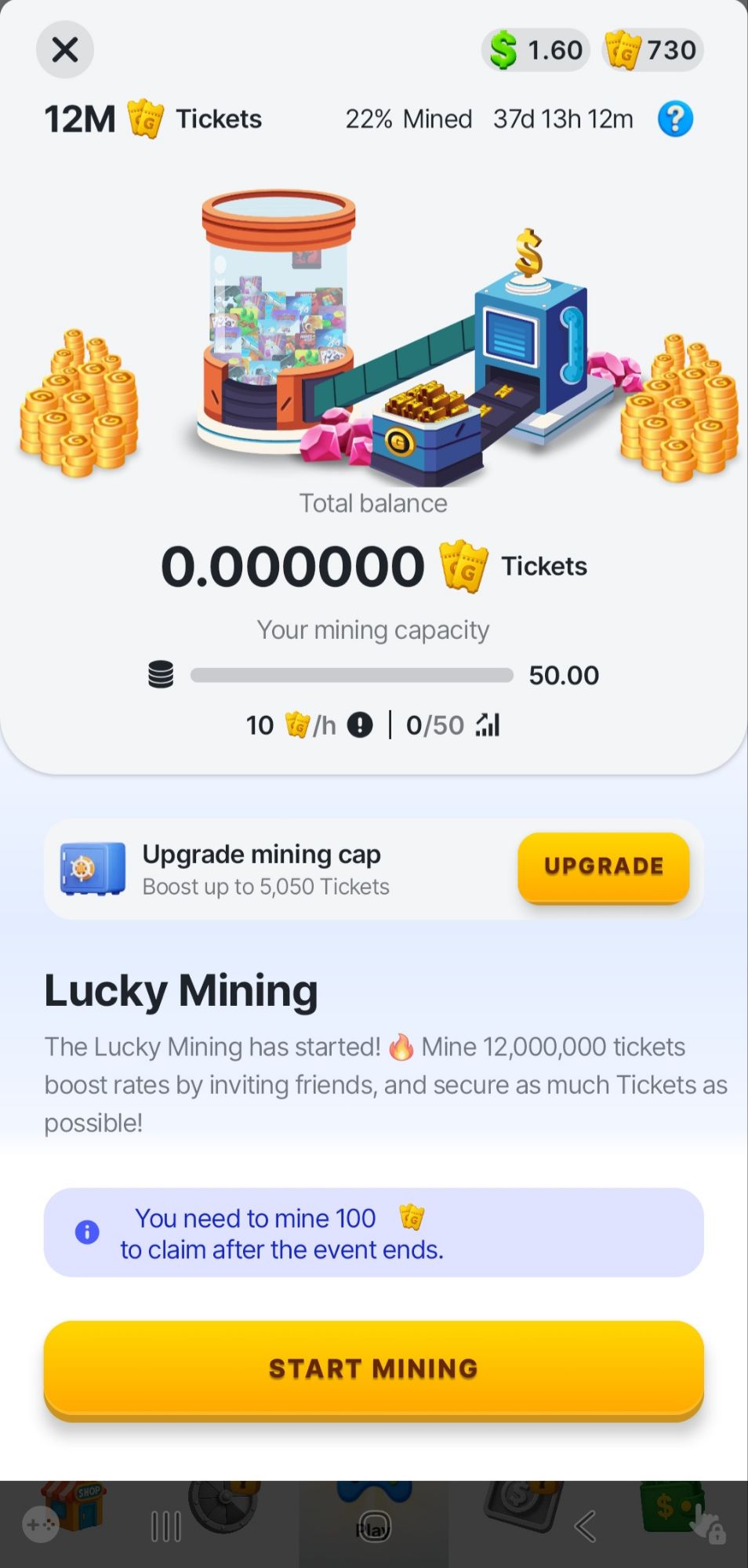 Prize Wheel and Spins