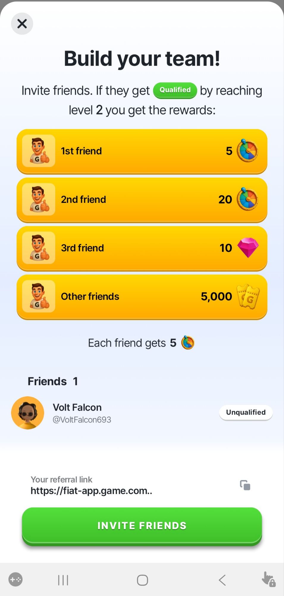 Referral Team Rewards