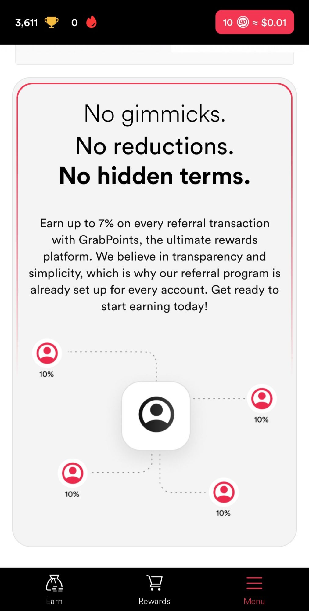 GrabPoints Referral Codes, Links & Invite Bonuses 4 GrabPoints User Profile