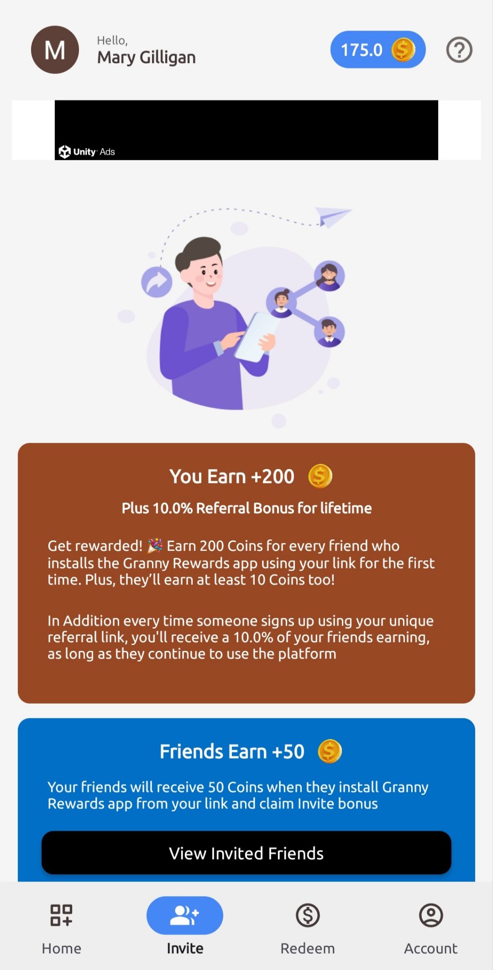 Granny Rewards User Account Settings
