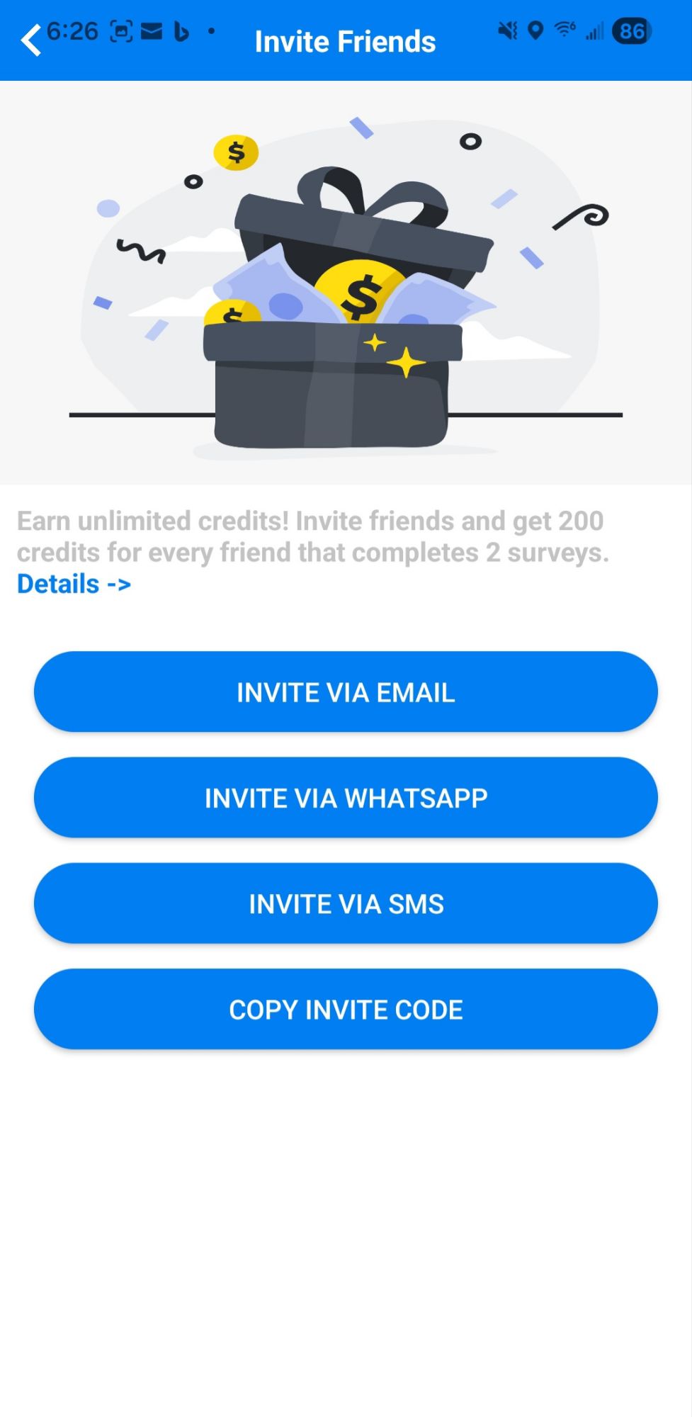 Happy Surveys Interface 5