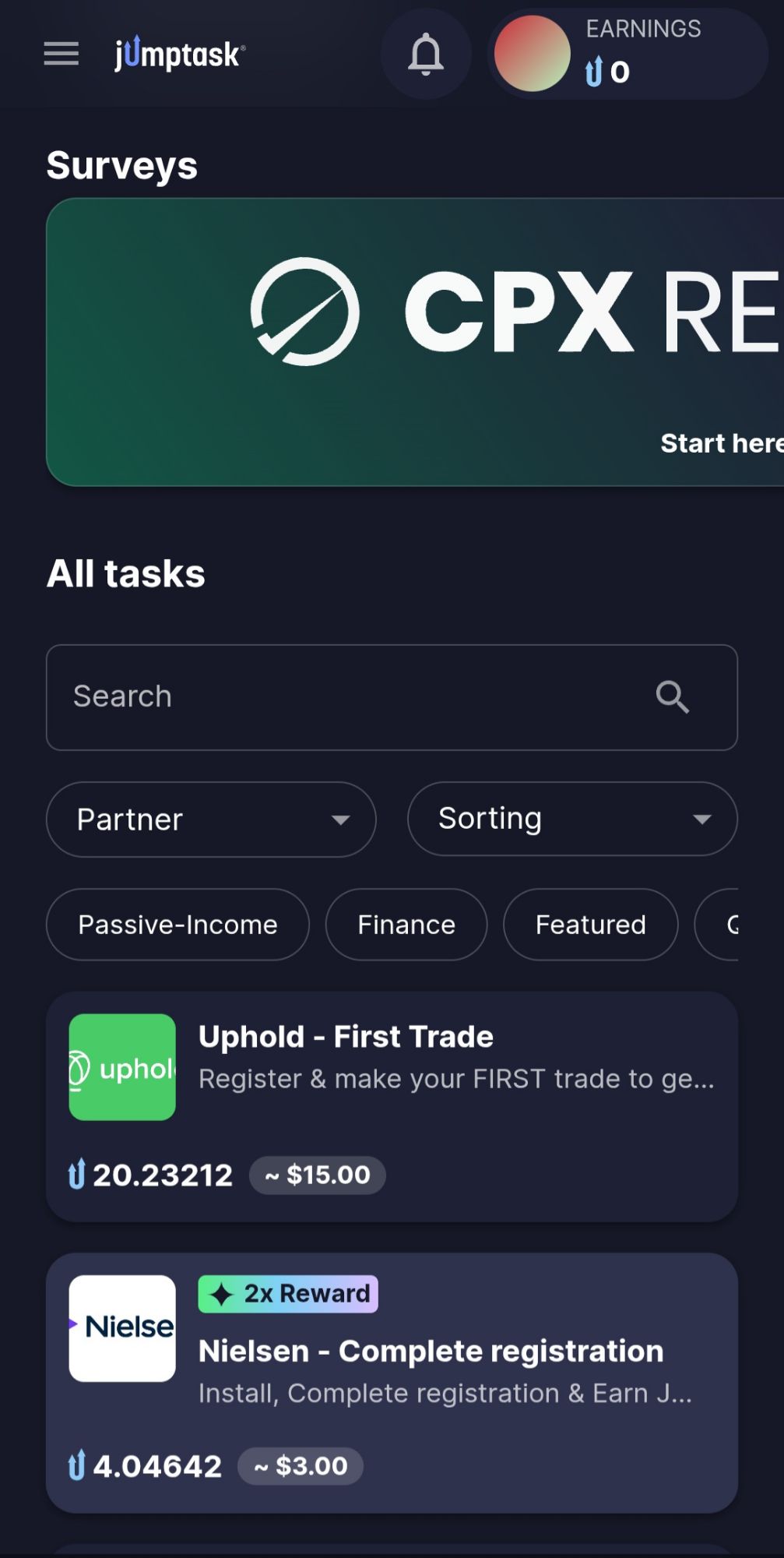 JumpTask Gaming Rewards