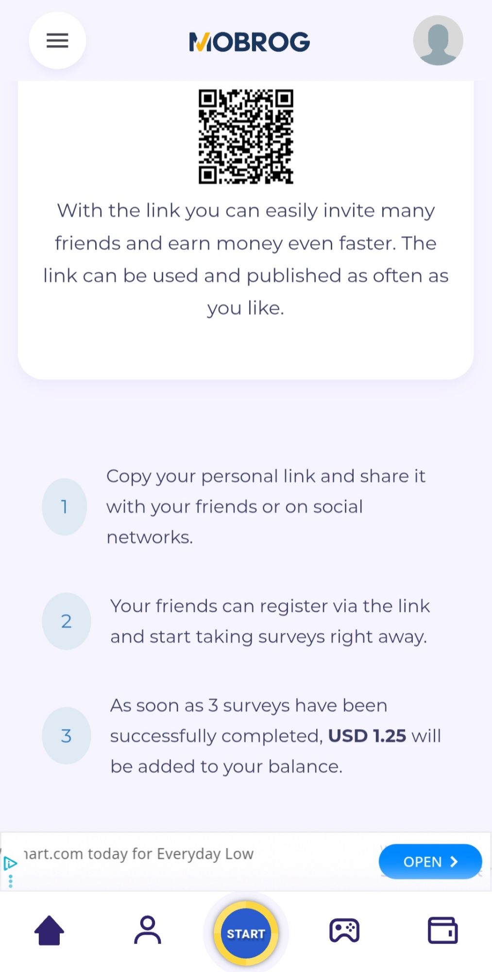 MOBROG Profile Settings